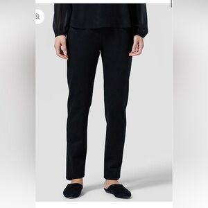 EILEEN FISHER SLIM ANKLE PANT NOWT BLACK CLASSIC Staple  Size 3X